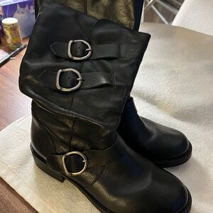 Black MotoX boot